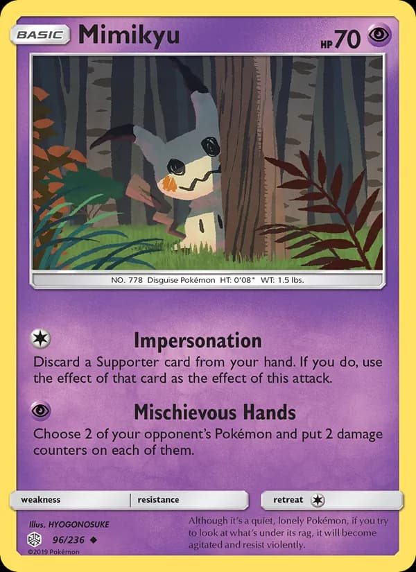 Mimikyu — Cosmic Eclipse, Uncommon