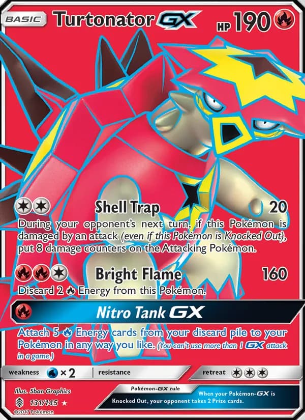 Turtonator GX — Guardians Rising, Ultra Rare
