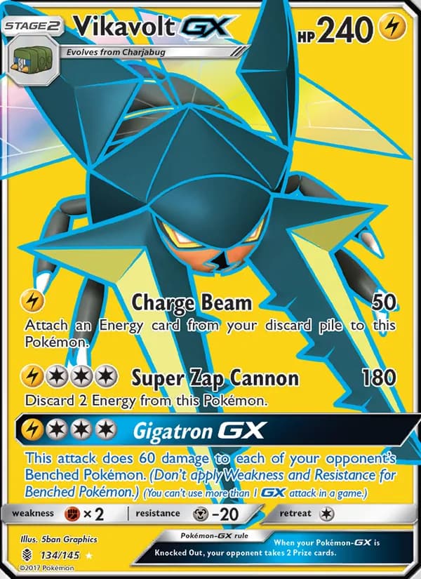 Vikavolt GX — Guardians Rising, Ultra Rare