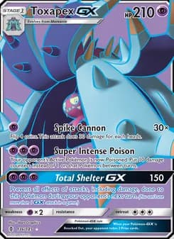 Toxapex GX — Guardians Rising — Ultra Rare