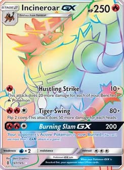 Incineroar GX — Guardians Rising — Secret Rare