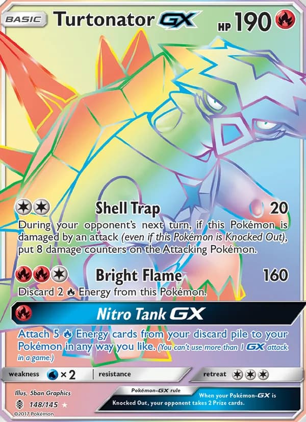 Turtonator GX — Guardians Rising, Secret Rare