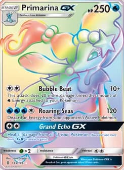 Primarina GX — Guardians Rising — Secret Rare
