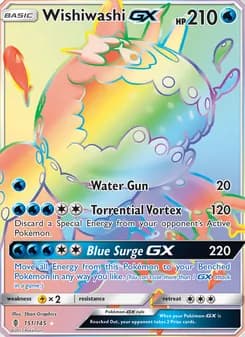 Wishiwashi GX — Guardians Rising — Secret Rare