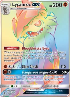 Lycanroc GX — Guardians Rising — Secret Rare