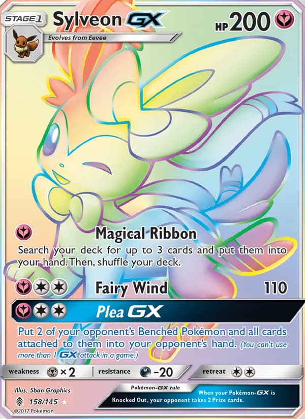 Sylveon GX — Guardians Rising, Secret Rare