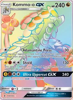 Kommo-o GX — Guardians Rising — Secret Rare