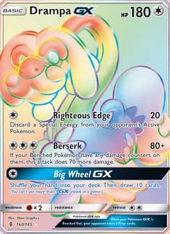 Drampa GX — Guardians Rising — Secret Rare