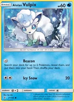 Alolan Vulpix — Guardians Rising — Common
