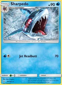 Sharpedo — Guardians Rising — Rare