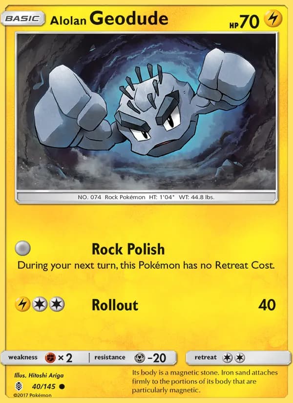 Alolan Geodude — Guardians Rising, Common