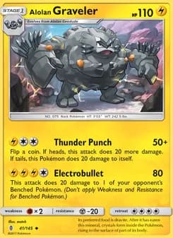 Alolan Graveler — Guardians Rising — Uncommon