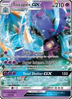 Toxapex GX — Guardians Rising — Ultra Rare