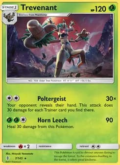 Trevenant — Guardians Rising — Rare