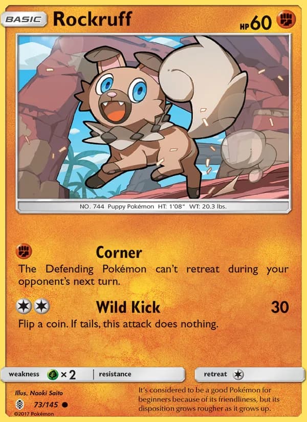 Rockruff — Guardians Rising, Common