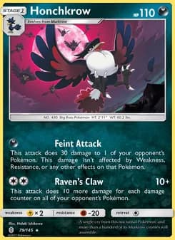 Honchkrow — Guardians Rising — Rare