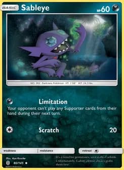 Sableye — Guardians Rising — Uncommon