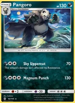 Pangoro — Guardians Rising — Rare