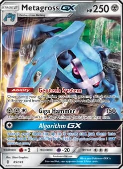 Metagross GX — Guardians Rising — Ultra Rare