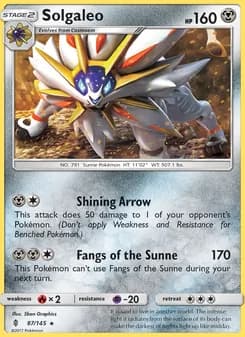 Solgaleo — Guardians Rising — Rare