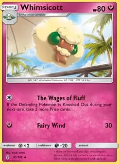 Whimsicott — Guardians Rising — Uncommon