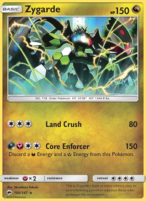 Zygarde — Burning Shadows, Rare