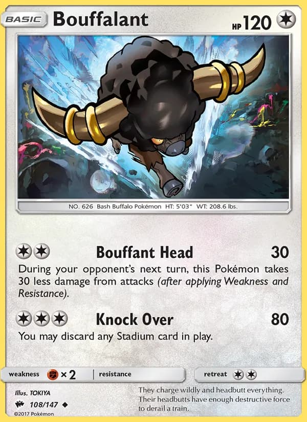 Bouffalant — Burning Shadows, Uncommon