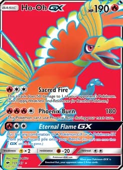 Ho-Oh GX — Burning Shadows — Ultra Rare