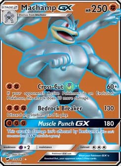 Machamp GX — Burning Shadows — Ultra Rare