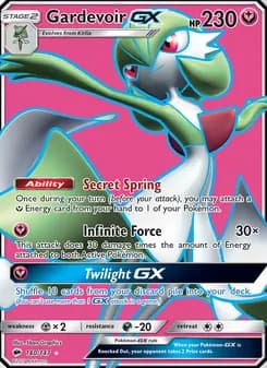 Gardevoir GX — Burning Shadows — Ultra Rare