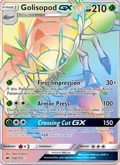 Golisopod GX — Burning Shadows — Secret Rare