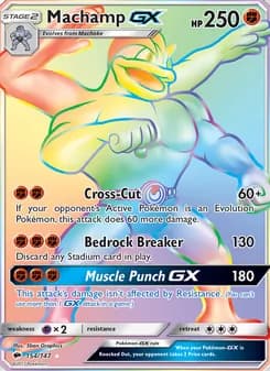 Machamp GX — Burning Shadows — Secret Rare