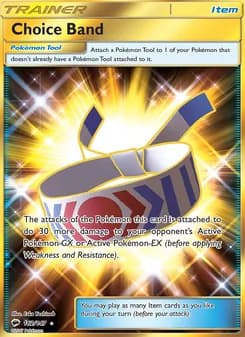 Choice Band — Burning Shadows — Secret Rare