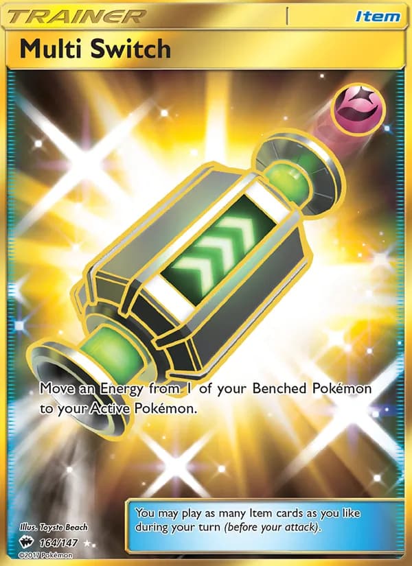Multi Switch — Burning Shadows, Secret Rare