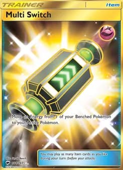 Multi Switch — Burning Shadows — Secret Rare