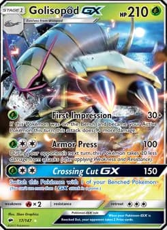 Golisopod GX — Burning Shadows — Ultra Rare