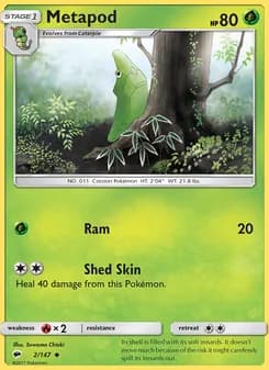 Metapod — Burning Shadows — Uncommon