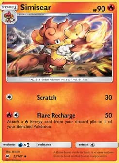 Simisear — Burning Shadows — Uncommon