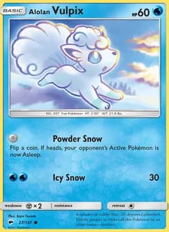 Alolan Vulpix — Burning Shadows — Common