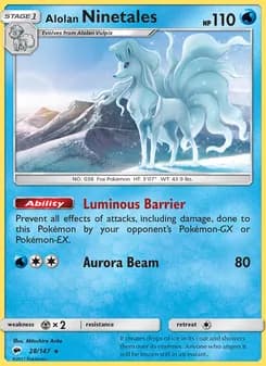 Alolan Ninetales — Burning Shadows — Rare