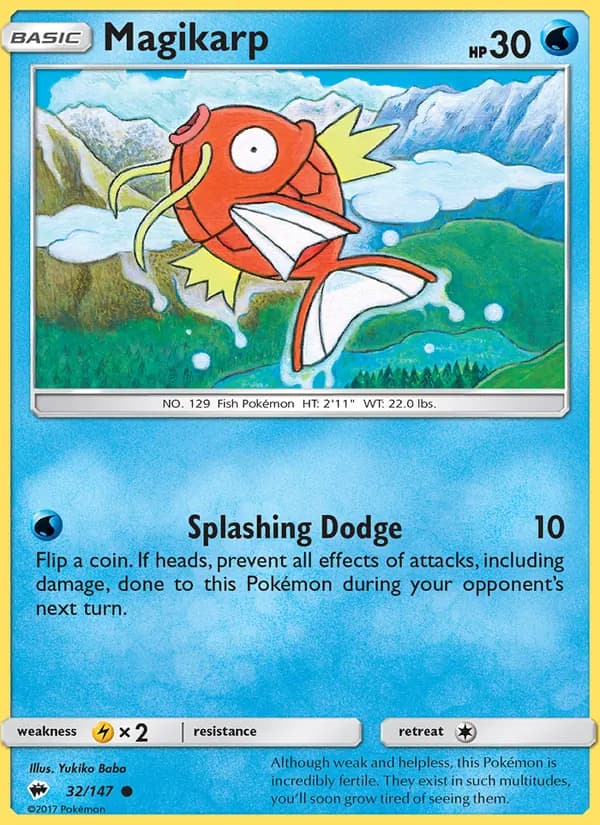 Magikarp — Burning Shadows, Common