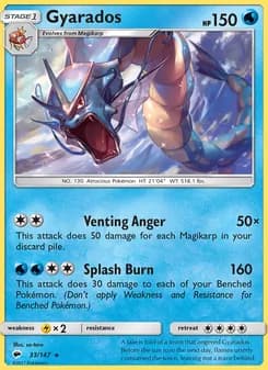 Gyarados — Burning Shadows — Rare