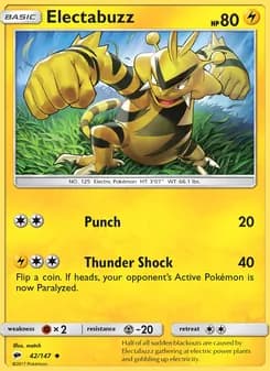 Electabuzz — Burning Shadows — Uncommon