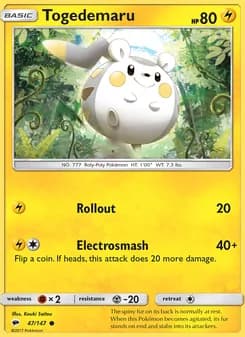 Togedemaru — Burning Shadows — Common