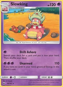 Slowking — Burning Shadows — Rare