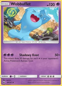 Wobbuffet — Burning Shadows — Uncommon