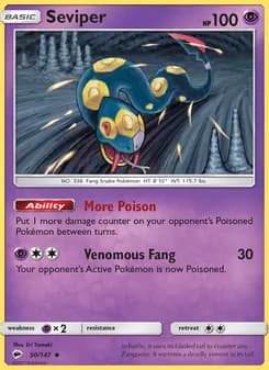 Seviper — Burning Shadows — Uncommon