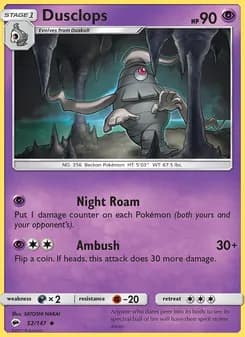 Dusclops — Burning Shadows — Uncommon