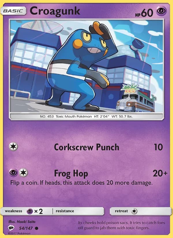 Croagunk — Burning Shadows, Common