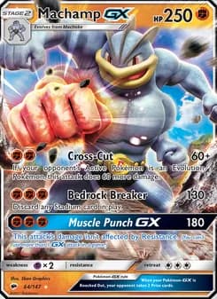 Machamp GX — Burning Shadows — Ultra Rare
